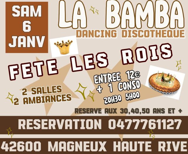 Discothèque La Bamba, Magneux Haute Rive, samedi 6 janvier 2024.