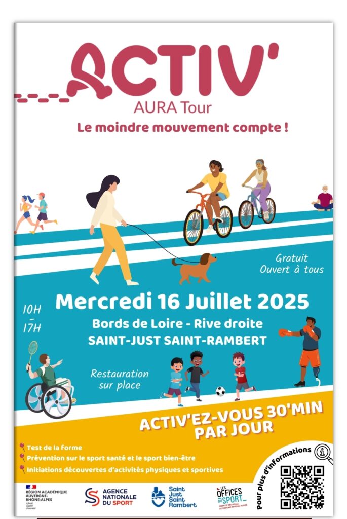 Activ' AURA Tour 16 Juillet 2025 Saint Just Saint Rambert.